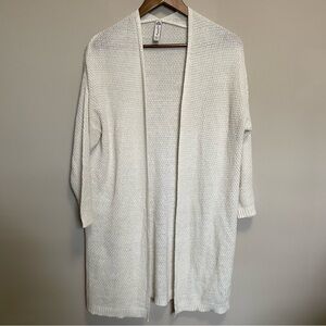 American Rag Ivory Loose Knit Open Front Cardigan Womenβs Oversized XS